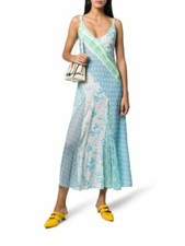 BNWT Rixo Denise Check Floral Slip Dress Size XS M