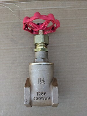 Kitz AK125E No.40 200wog 1 1/2 In 125 Bronze Threaded Globe Valve 1 1/2''