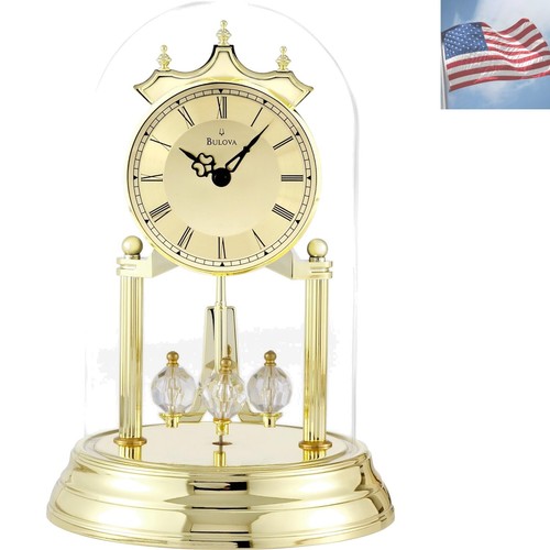 Tristan I Clock, Brass Finish