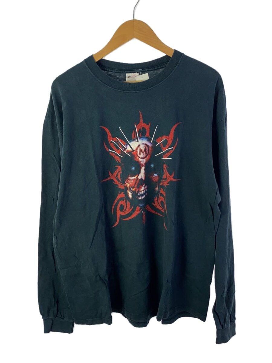 ALTRA T shirt incudine manica lunga altre marche XL cotone nero usata