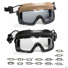 FMA Occhiali anti nebbia tattici vento 3 mm lente sicurezza antisommossa per guida casco