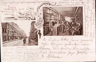 Danzig , Elysium Hallen u. Hundegasse  Foto