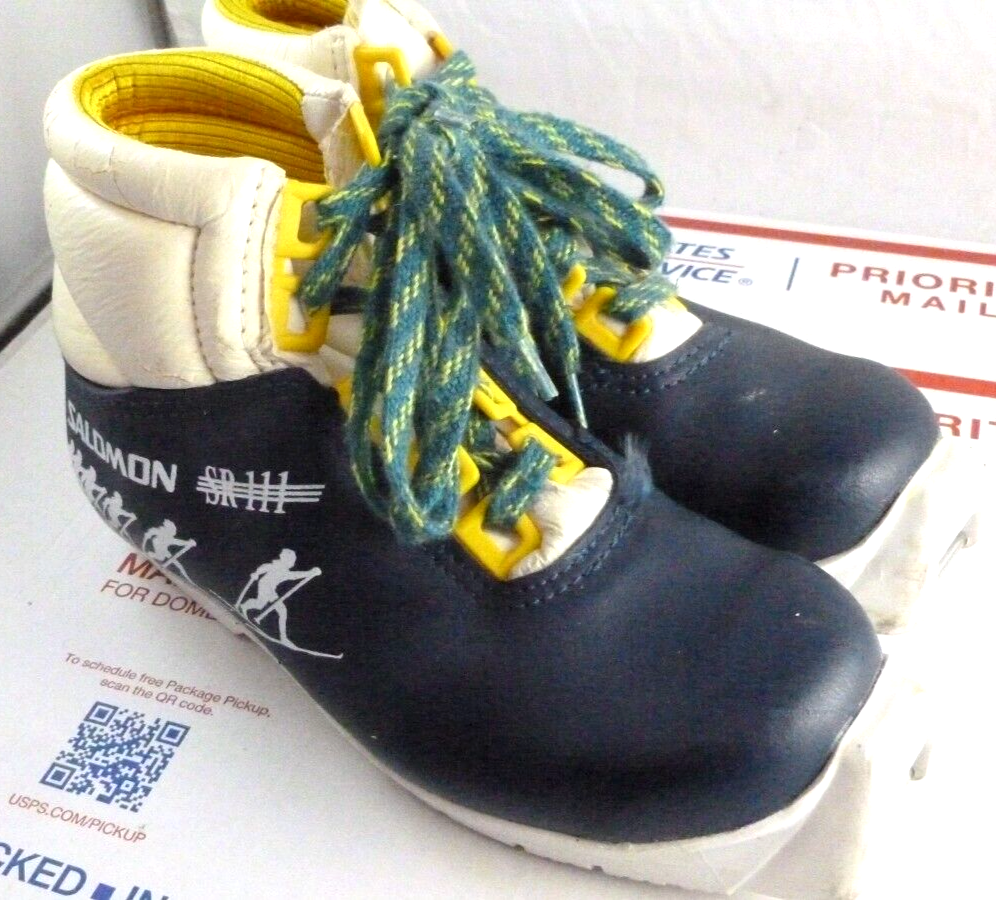 Vintage Salomon SR 111 SNS Profil Cross Country Skiing Nordic Ski