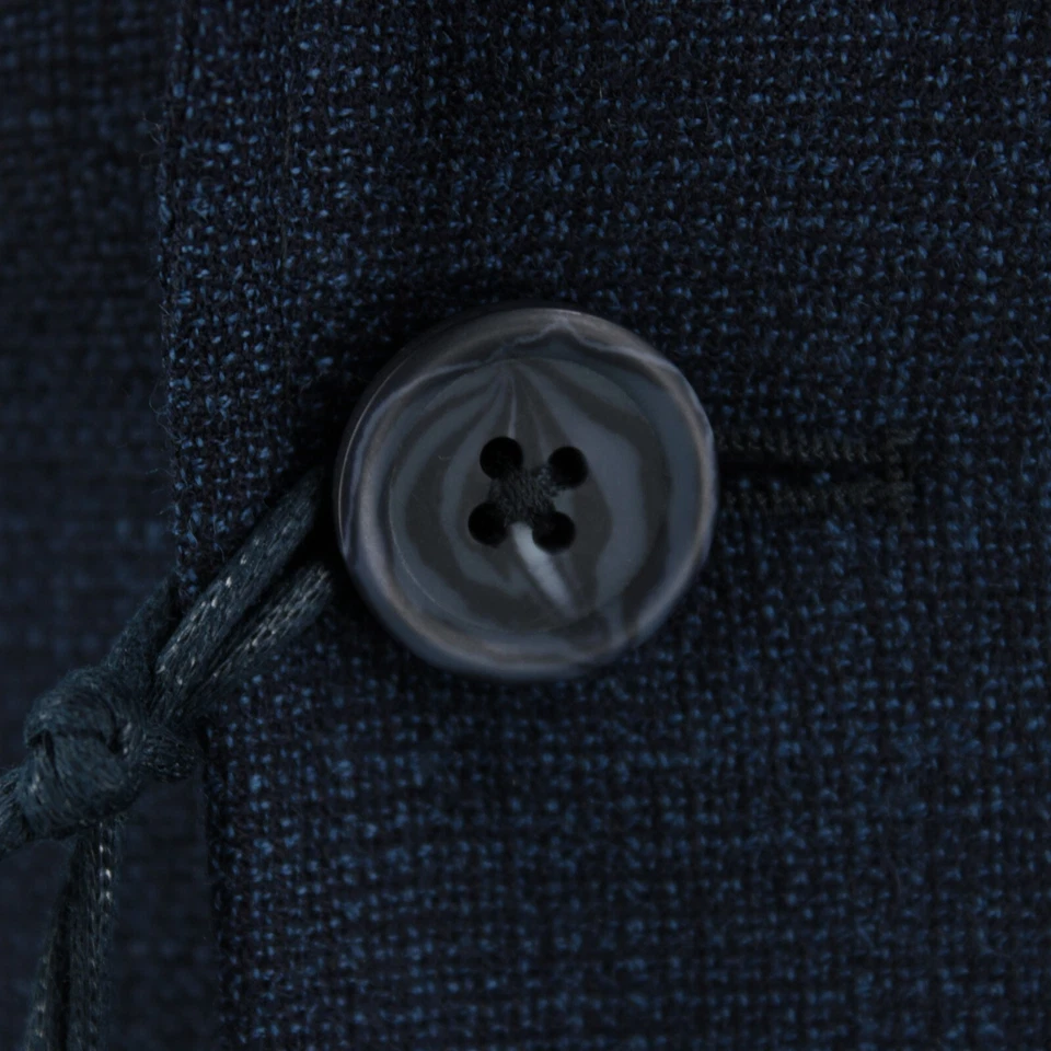 Abrigo deportivo Zanella nuevo con etiquetas 100 % lana Vinny talla 40R EE. UU. en azul melange Foto 2 de 4