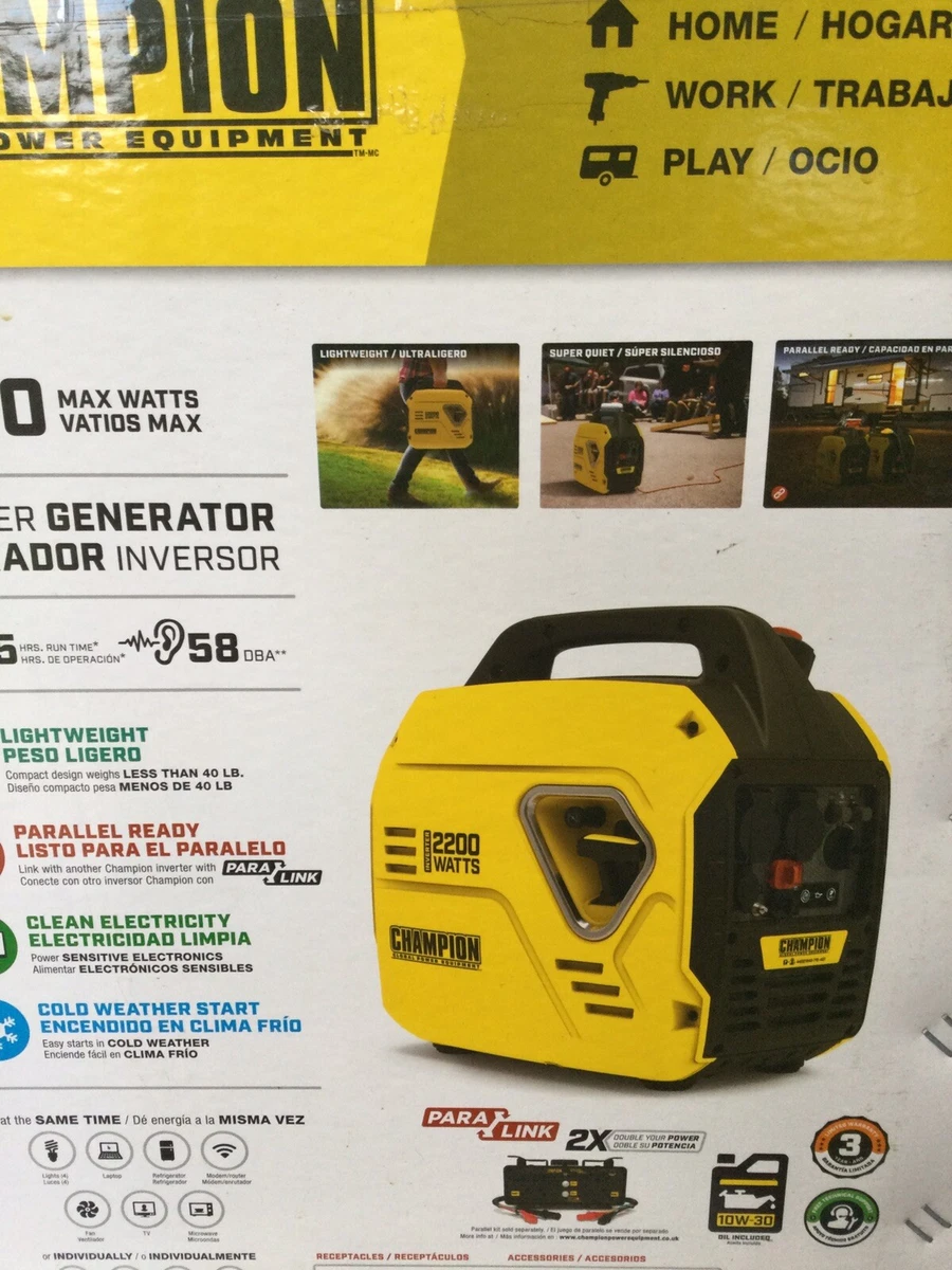 Champion 2000w Inverter Generator Problems, 51 OFF