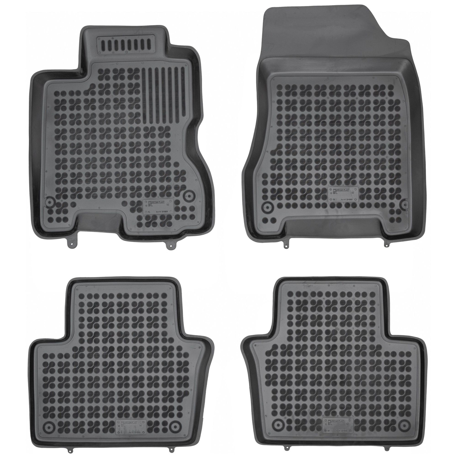 Tapis caoutchouc Rezaw-Plast anti-glisse Renault Koleos I fini les sols humides