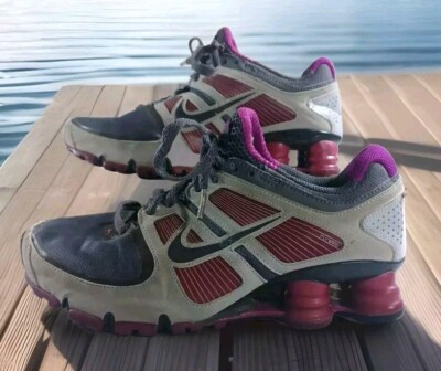 Nike Shox Turbo 11 Women's Size Purple Grey Athletic Running Shoes 2010 