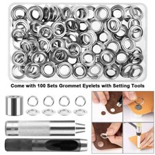 100*Ösen Rundösen Ø12mm-20mm Set mit Ösenzange Für Planenösen Gartenplane DE