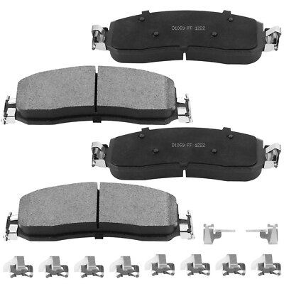 For Ford F-450 F-350 Super Duty Front Premium Ceramic Brake pads 5.4L 6.2 FX4