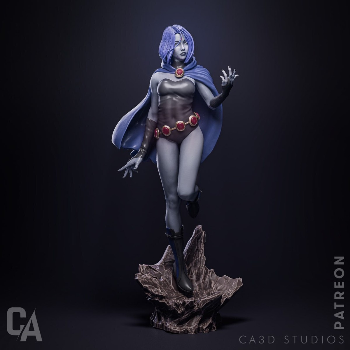 raven teen titans 3D Print Model