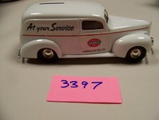 1940 FORD PANEL VAN BANK, AMOCO AMERICAN GAS ITEM 3397 