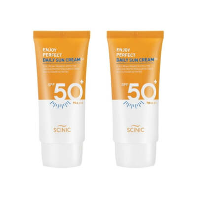 SCINIC Enjoy Perfect Daily Sun Cream EX LSF50+ PA++++ 50ml*2Pcs - FREE SHIPPING