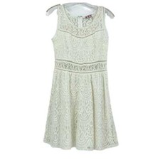 Trixxi White Flare Mini Dress | Sleeveless & Zip Closure