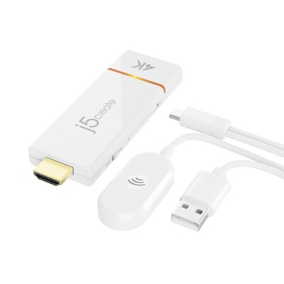 4712795086157 j5create JVAW76-N ScreenCast 4K HDMI  Wireless Display Adapter J5 