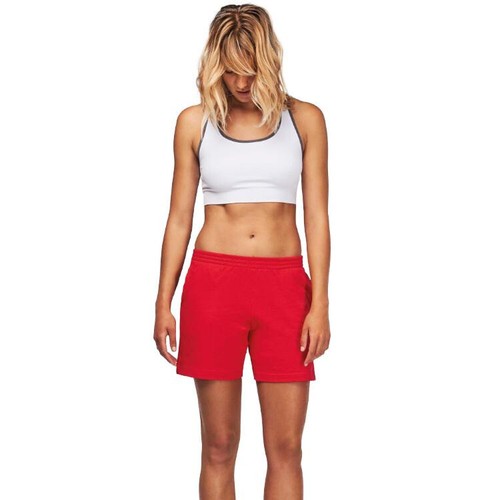 KARIBAN - Damen Jersey Sport Shorts Damen Kurze Hose Sporthose 100% Baumwolle - Bild 2 von 39