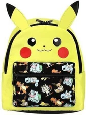 Bioworld Pokemon's Pikachu Adorable Mini Backpack with 3d Ears