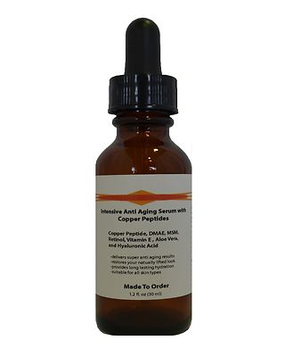 Intensive Anti Aging Serum with Copper Peptide(GHK-Cu) and Hyaluronic Acid 