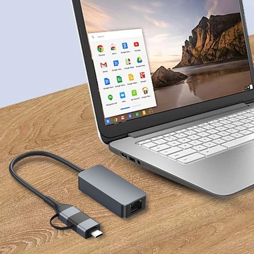 Type A/Type C To 2.5G RJ45 Ethernet Adapter RJ45 LAN Network Converters USB3.0 - Afbeelding 4 van 10