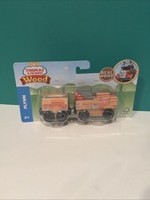RARE Wooden Thomas Railway Distressed Wood Showing Flynn And Tender New In Box