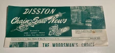 1952 Disston Chain Saw News Brochure Western Pennsylvania Coal Mining Bi-fold 4p