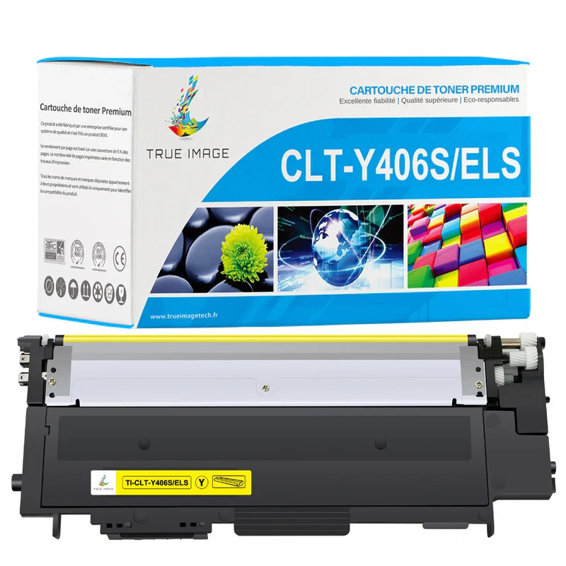Pack de 7 toners Samsung CLP-365 haute capacité pour des impressions couleur nettes et durables
