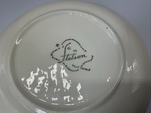 4 Vtg Rio Stetson China Co. Saucers Floral & Fruit 6 1/4” W - Picture 7 of 7