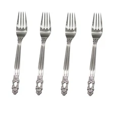 Towle Stockholm 18/10 Stainless Steel Salad Fork (Set of Four)