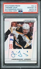 2013 Prizm Jaromir Jagr Silver Auto /20 #A-JJ PSA 10 AUTO 10 POP 1