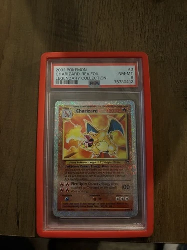 2002 Pokémon Charizard Rev Foil Legendary Collection PSA 8 NM-MT #3