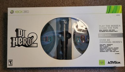 DJ Hero 2 Party Bundle - Microsoft Xbox 360 Brand New 2010 Activision Music NIB