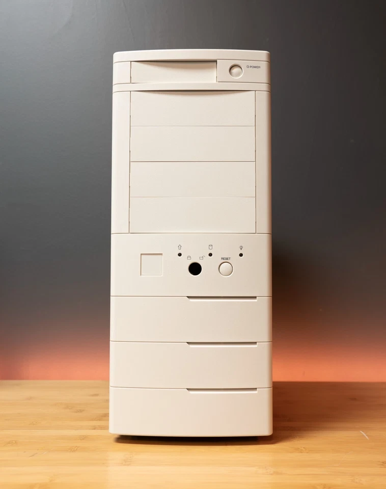 Vintage Modern Custom Enlight EN-6680 AT Mid Tower PC Computer Case Frame - Image 2 of 4