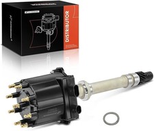 A-Premium Ignition Distributor with Cap and Rotor Compatible with Chevy, GMC Veh