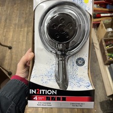 Delta Multi Function 2-in-1 4 Spray Handshower in Matte Black 58471-BL-PK.