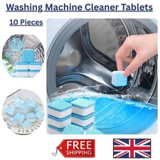 10/20Pcs Finally Fresh Washing Machine Tub Cleaner White Count Powder Tablets UK
