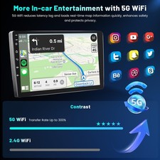 Autoradio Android 9 Pollici 5g WIFI IPS Touch 4+64g per Jeep Renegade - Miniatura 4