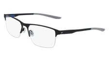 NIKE NIKE 8045 004 SATIN BLACK/WOLF GREY 57/17/140 MALE Eyewear Frame