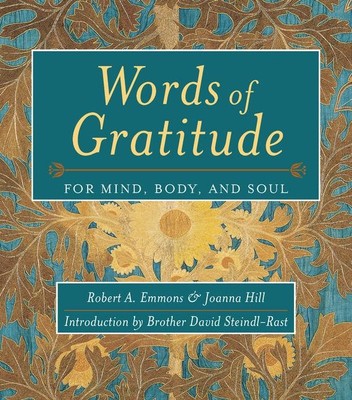 Words of Gratitude Mind Body & Soul Robert A Emmons