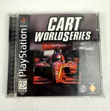 CART World Series (Sony PlayStation 1, 1997) CIB W/ Manual Tested VGC Disc