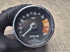 Vintage Smiths 7000 Rpm 4 Cylinder Tachometer Rvi-143301 Mgb Midget Sprite