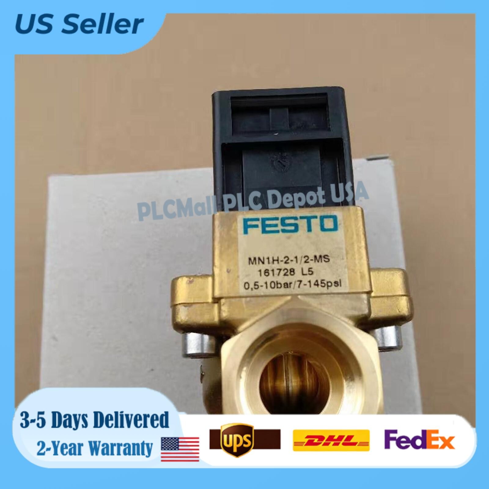 FESTO MN1H-2-1/2-MS Solenoid Valve NEW