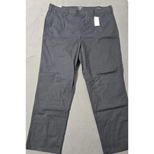 Docker's Men's Straight Fit Chino Pants Coupe Droite Black 40x32 NWT