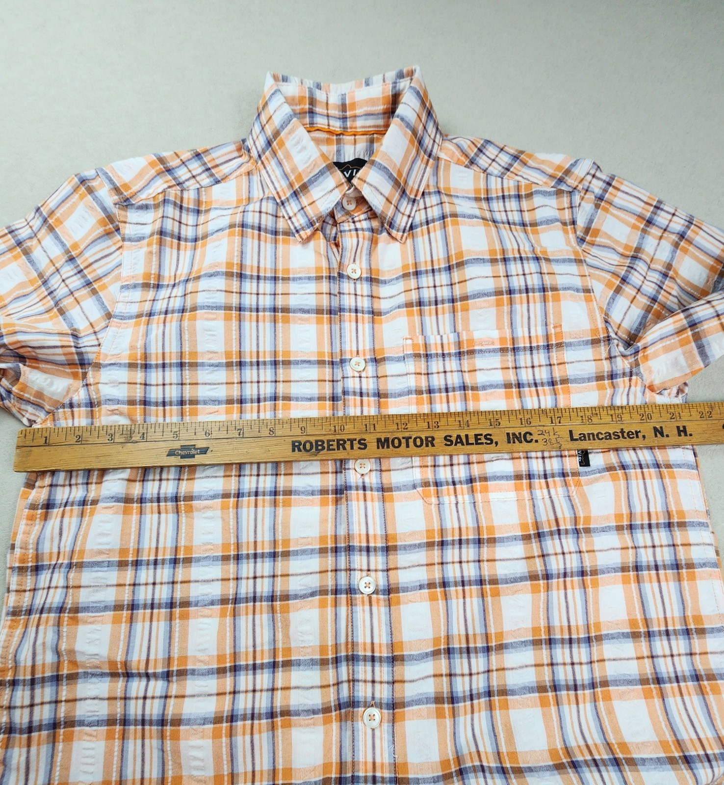 Orvis Mens Button-up Medium Collared Textured Shi… - image 8