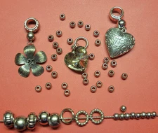 Wholesale Lot 50pcs Scarf Rings And Beads for jewelry pendant scarf DIY