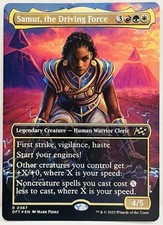 Samut, the Driving Force (Borderless) -#367-Aetherdrift-FOIL-NM