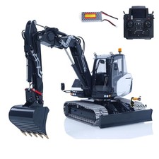 LESU Metal 1/14 Hydraulic 4Arms RC Excavator MC15 RTR Digger 15MC 9Ways Valve