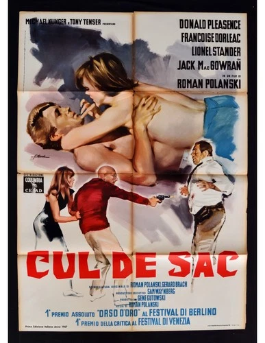 Cul De Sac Poster Roman Polanski Dorleac Gutowaki Waynberg A444