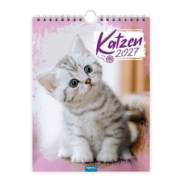 TRÖTSCH - Notizkalender zum Hängen Katzen 2027 Trötsch Verlag GmbH & Co. KG