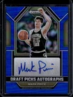 2023-24 Panini Prizm Draft Picks Mark Price Auto Autograph Blue #/125