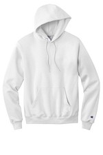 Champion PowerBlend Fleece Pullover Hoodie, White XL S700 