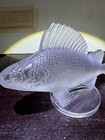 Rare Large Vtg. France Crystal Glass Fish Sculpture — photo 4
